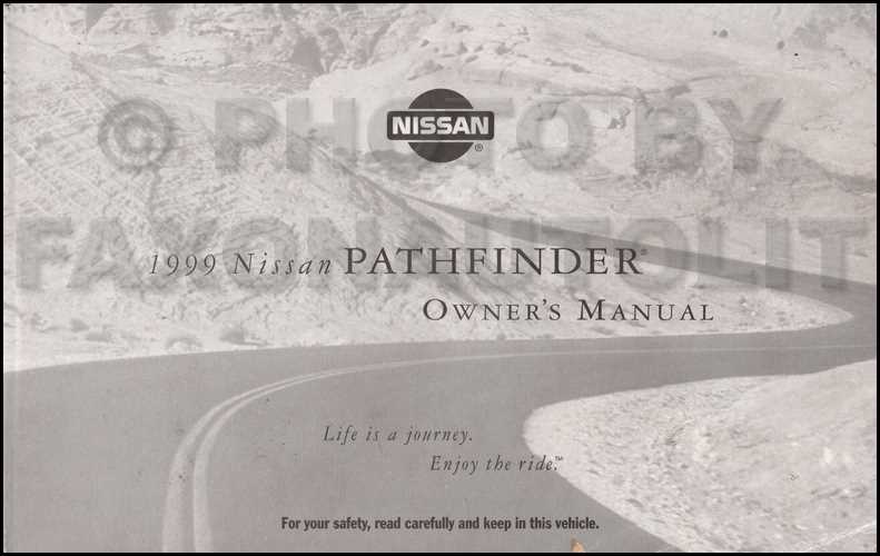 1999 nissan pathfinder owners manual