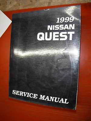 1999 nissan quest owners manual