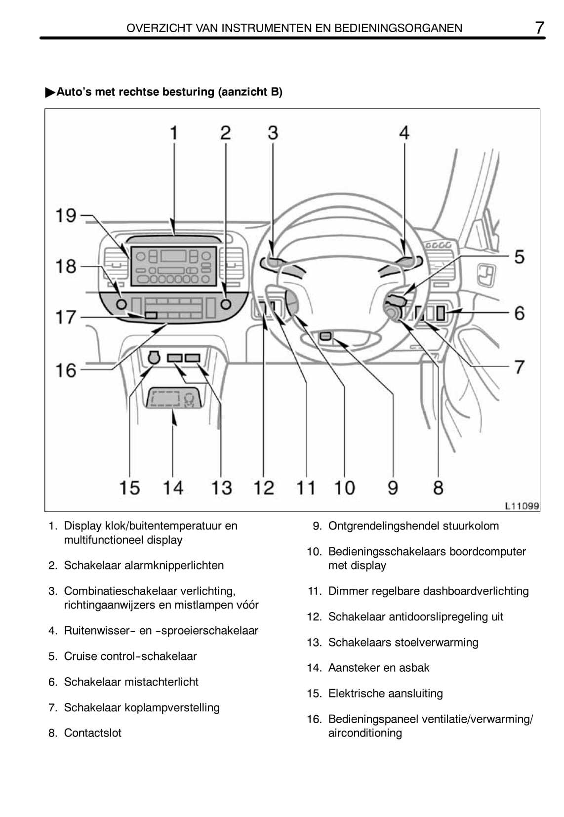 1999 toyota corolla owners manual