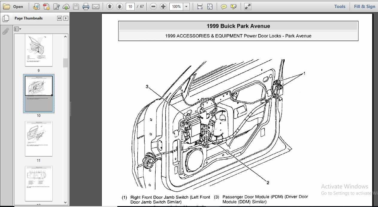 2000 buick park avenue owners manual