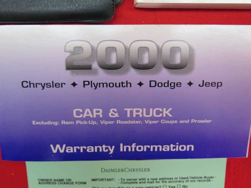 2000 chrysler voyager owners manual