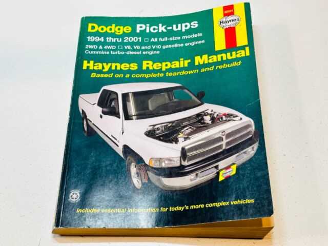 2000 dodge ram 1500 owners manual