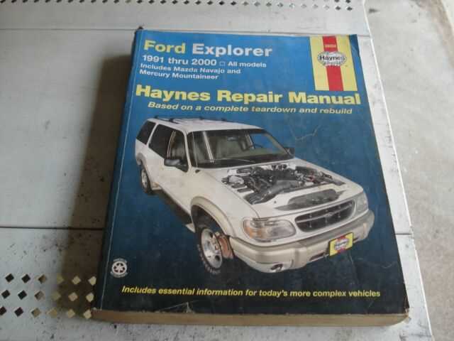 2000 ford explorer limited owners manual