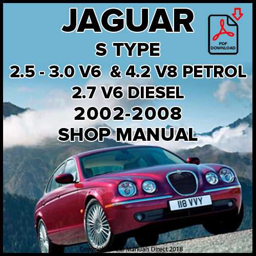 2000 jaguar s type owners manual