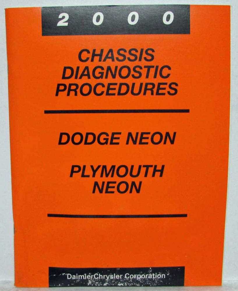 2000 plymouth neon owners manual
