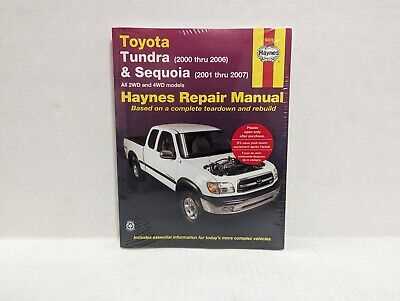 2000 toyota tundra owners manual