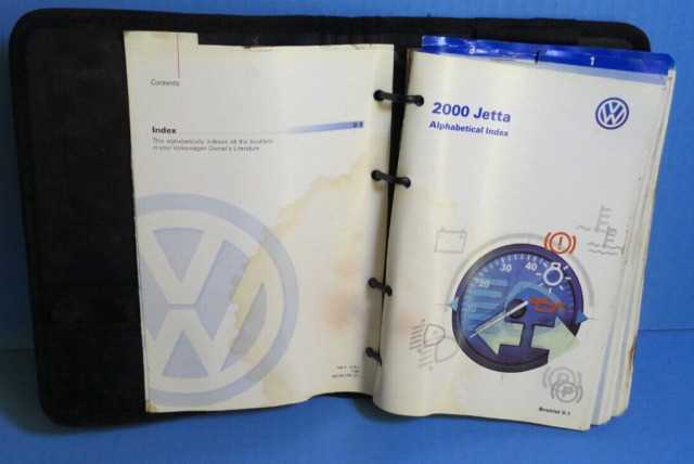 2000 vw cabrio owners manual