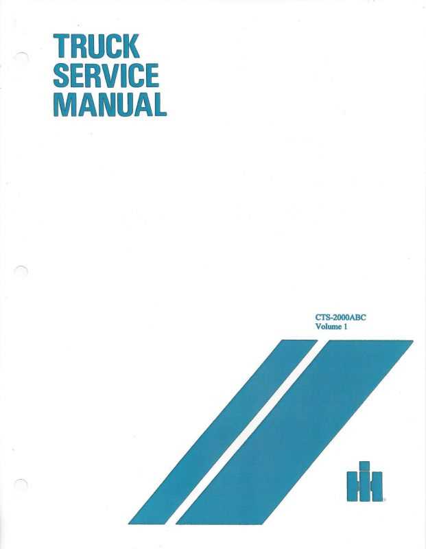 2000 international 4700 owners manual