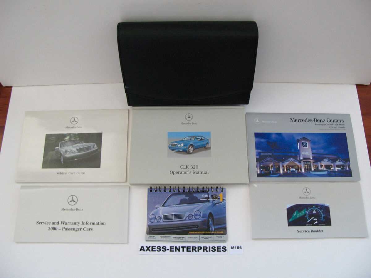 2000 mercedes clk 320 owners manual