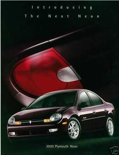 2000 plymouth neon owners manual