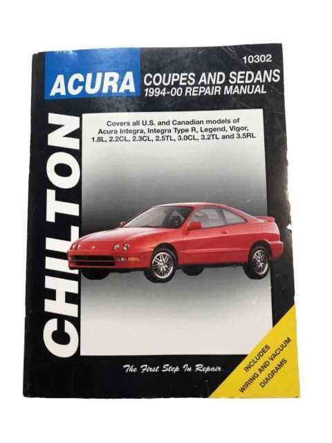 2001 acura cl owners manual