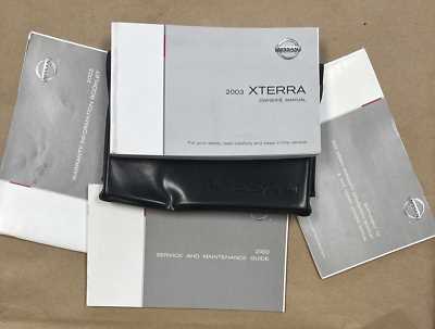 2001 nissan xterra owners manual