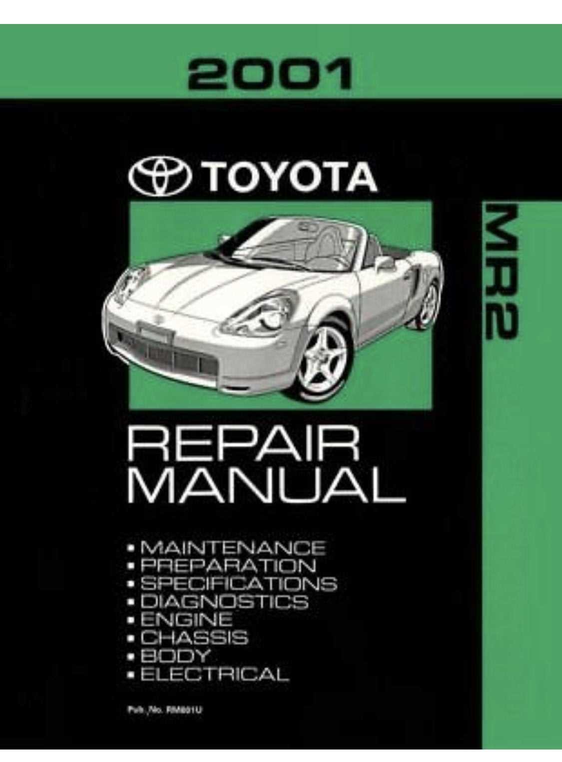 2001 toyota mr2 spyder owners manual