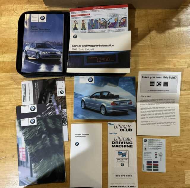 2001 bmw 330ci convertible owners manual