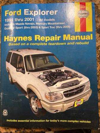 2001 ford explorer sport owners manual