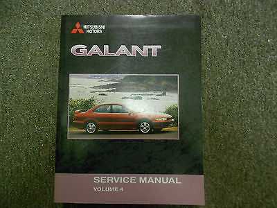 2001 mitsubishi galant owners manual