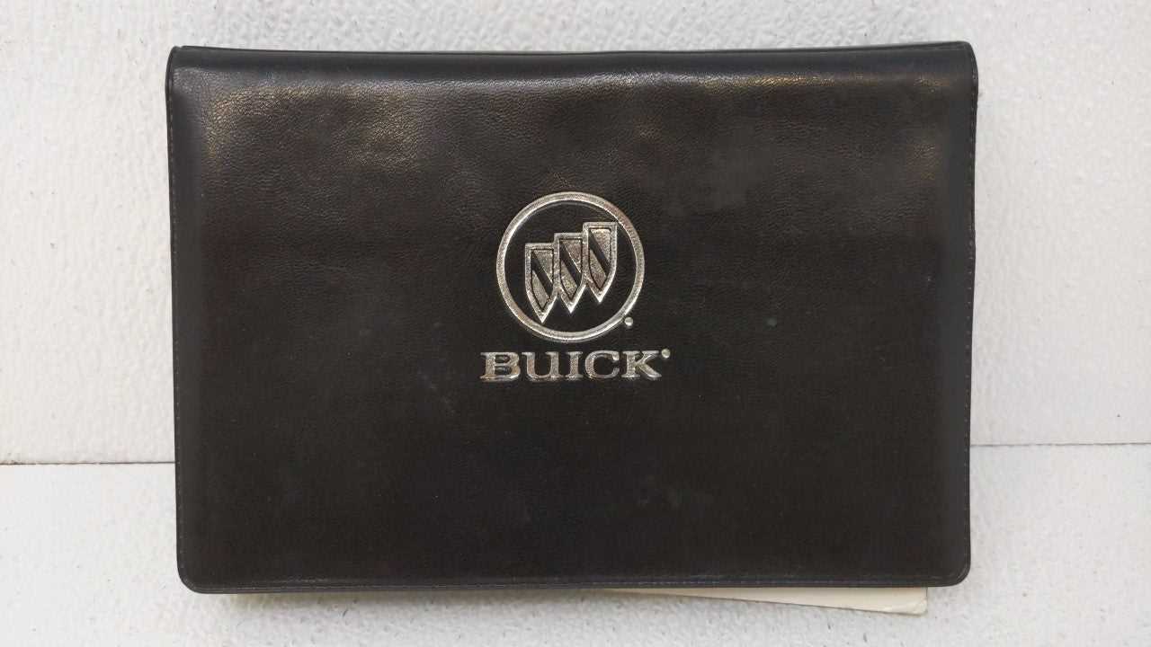 2002 buick rendezvous owners manual