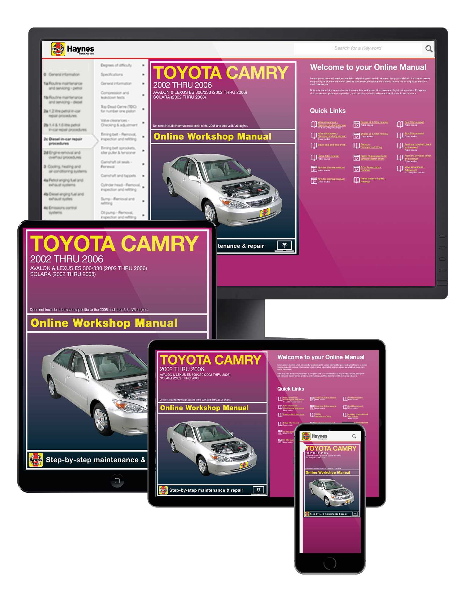 2002 camry owners manual