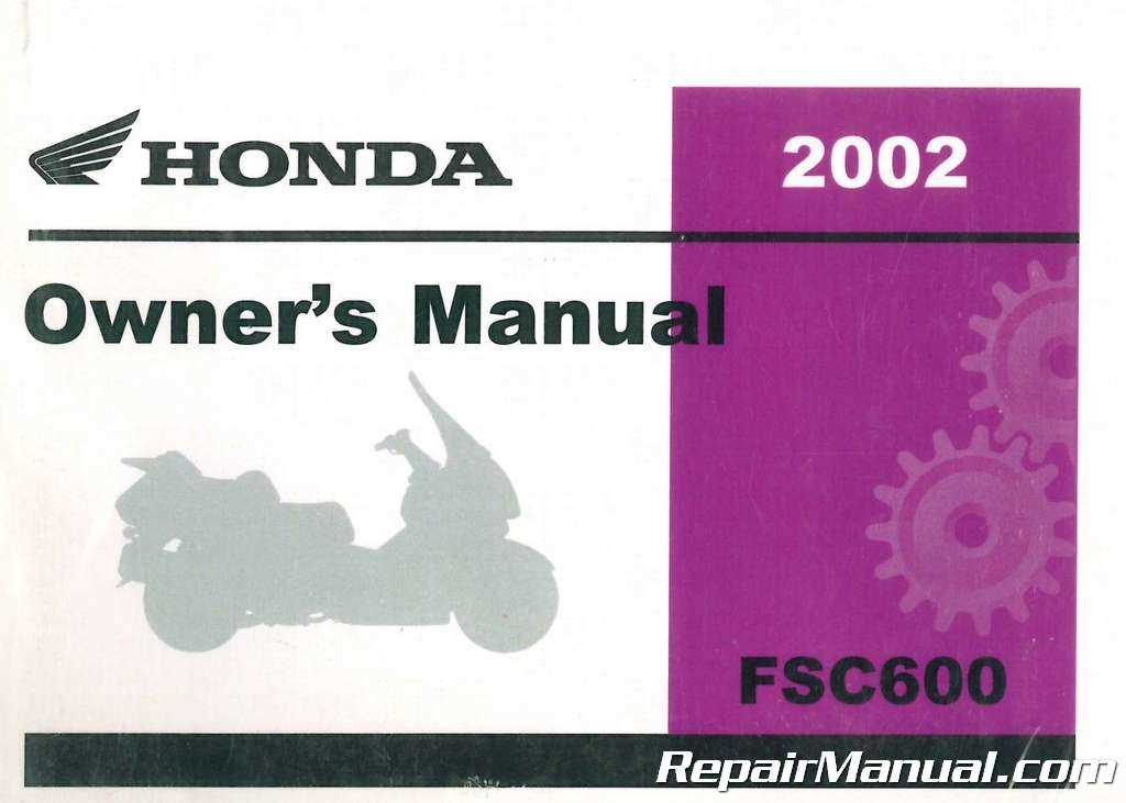 2002 honda metropolitan owners manual