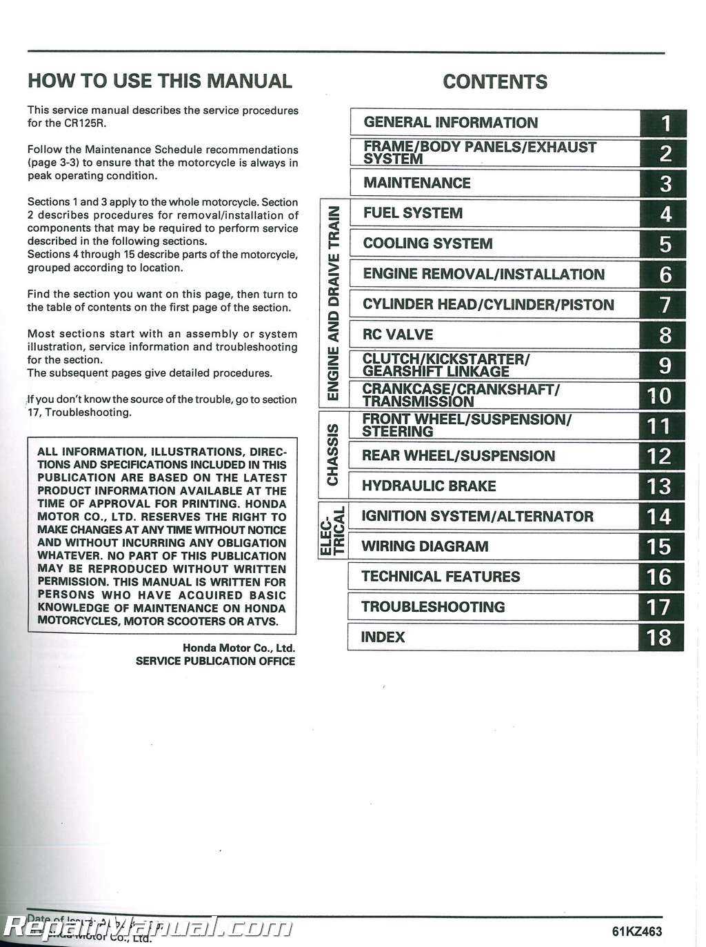 2002 cr125 owners manual