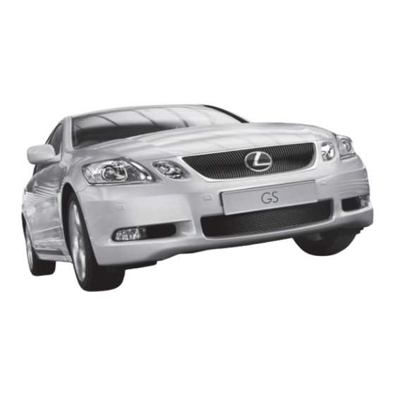 2002 lexus gs300 owners manual