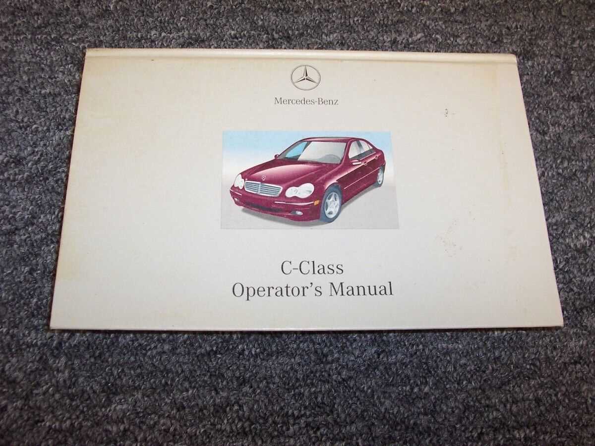 2002 mercedes benz c240 owners manual