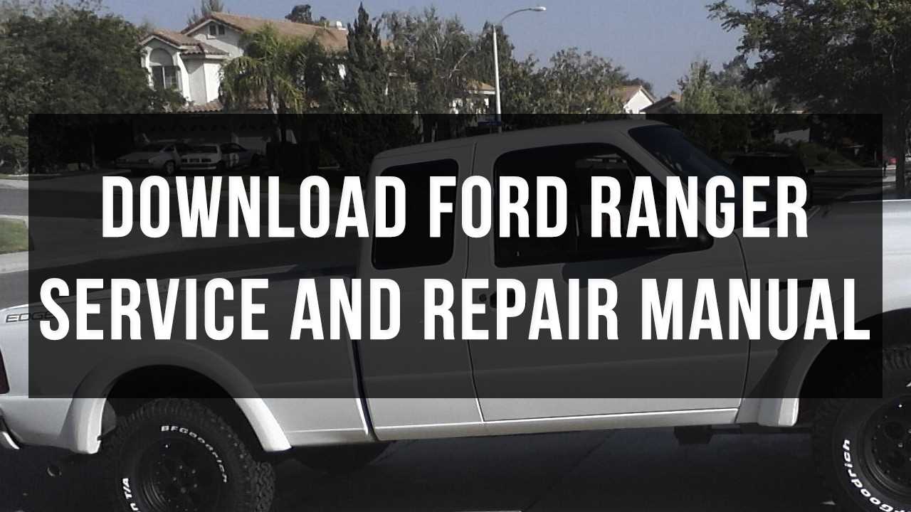 2003 ford ranger xlt owners manual