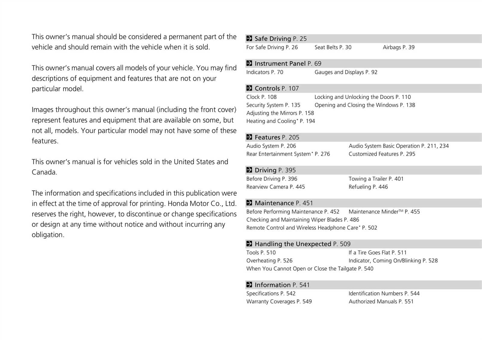 2003 honda odyssey owners manual