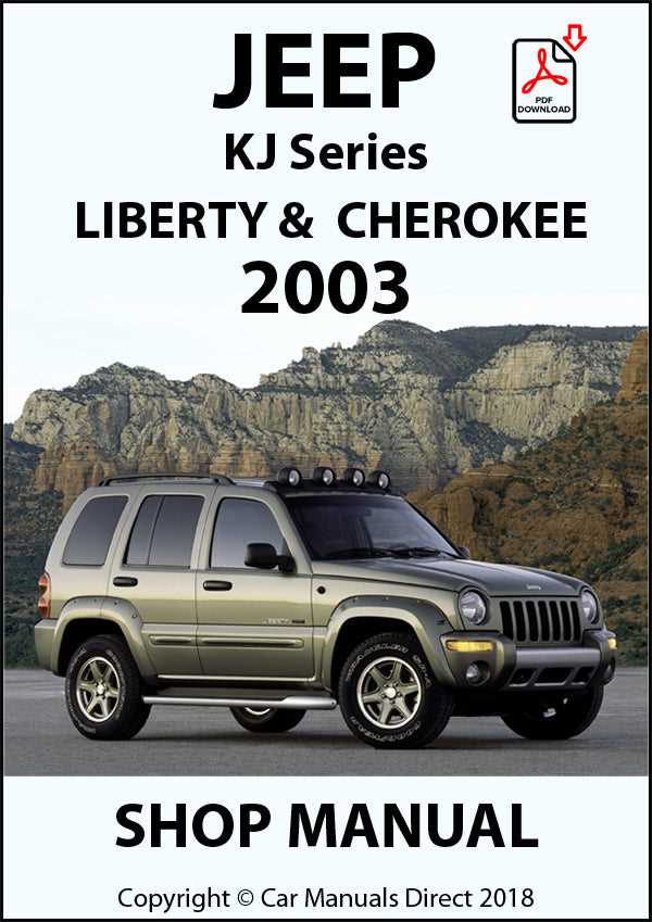 2003 jeep liberty owners manual