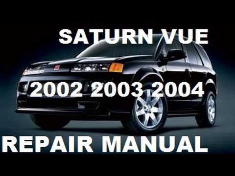 2003 saturn vue owners manual