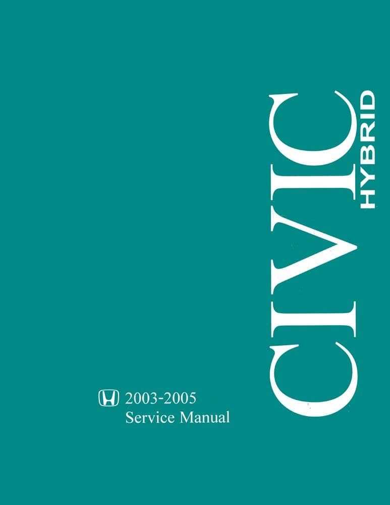 2003 honda civic hybrid owners manual