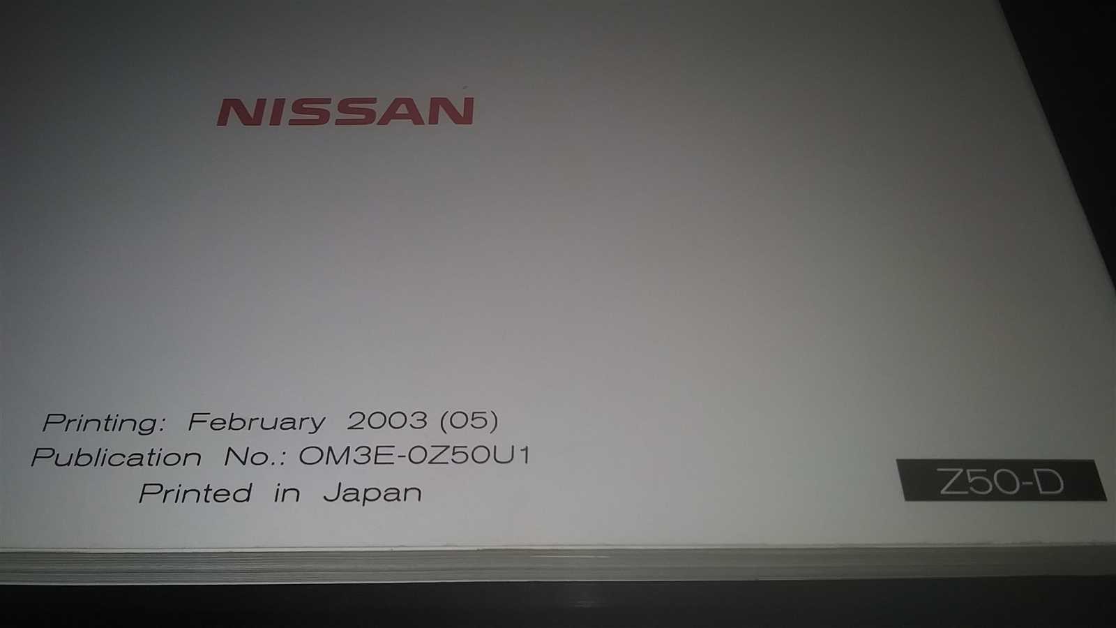 2003 nissan murano owners manual