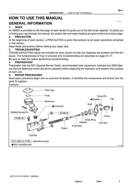 2003 toyota tundra sr5 owners manual