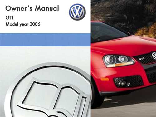 2003 vw gti owners manual