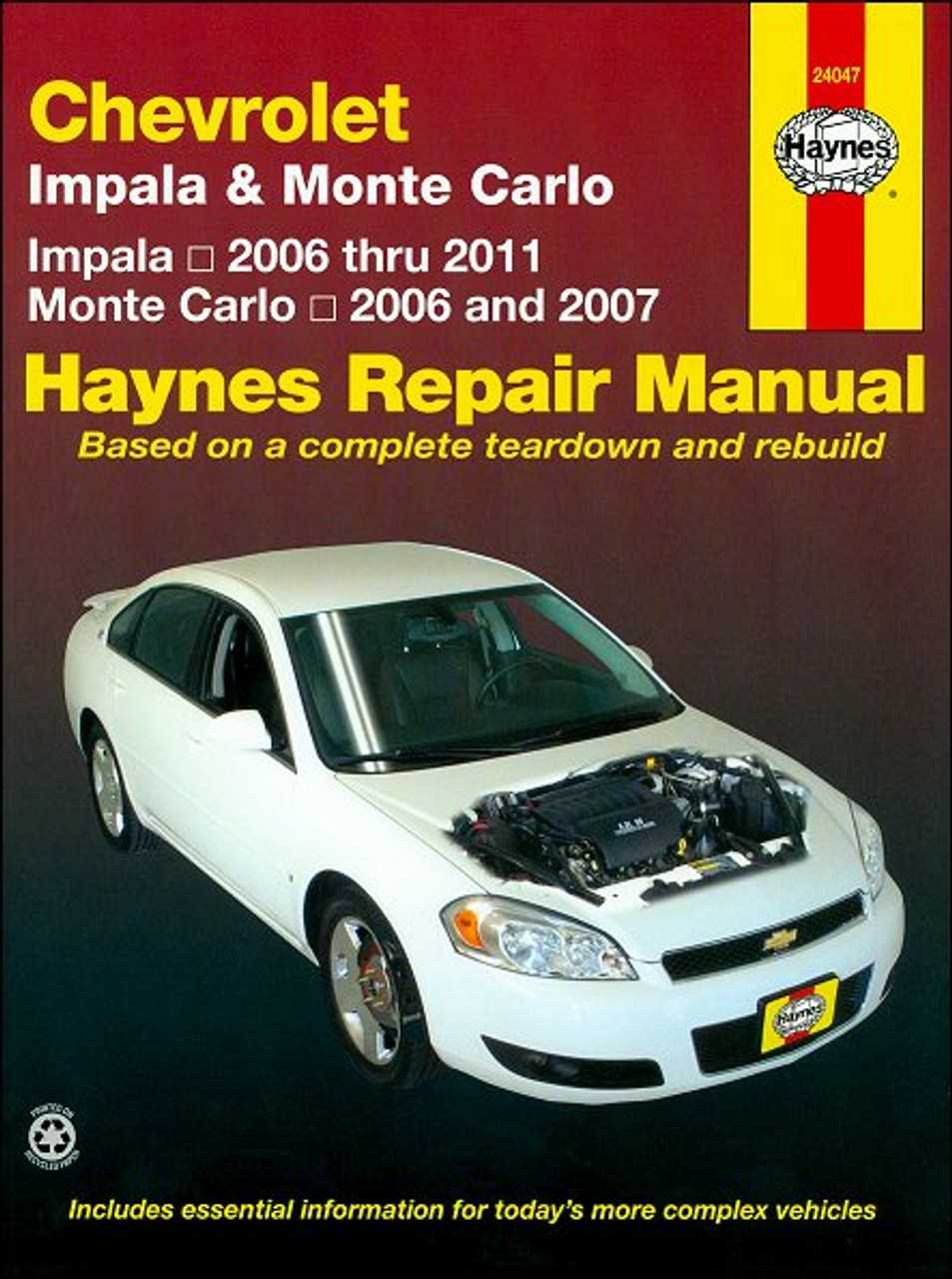 2004 chevrolet impala owners manual