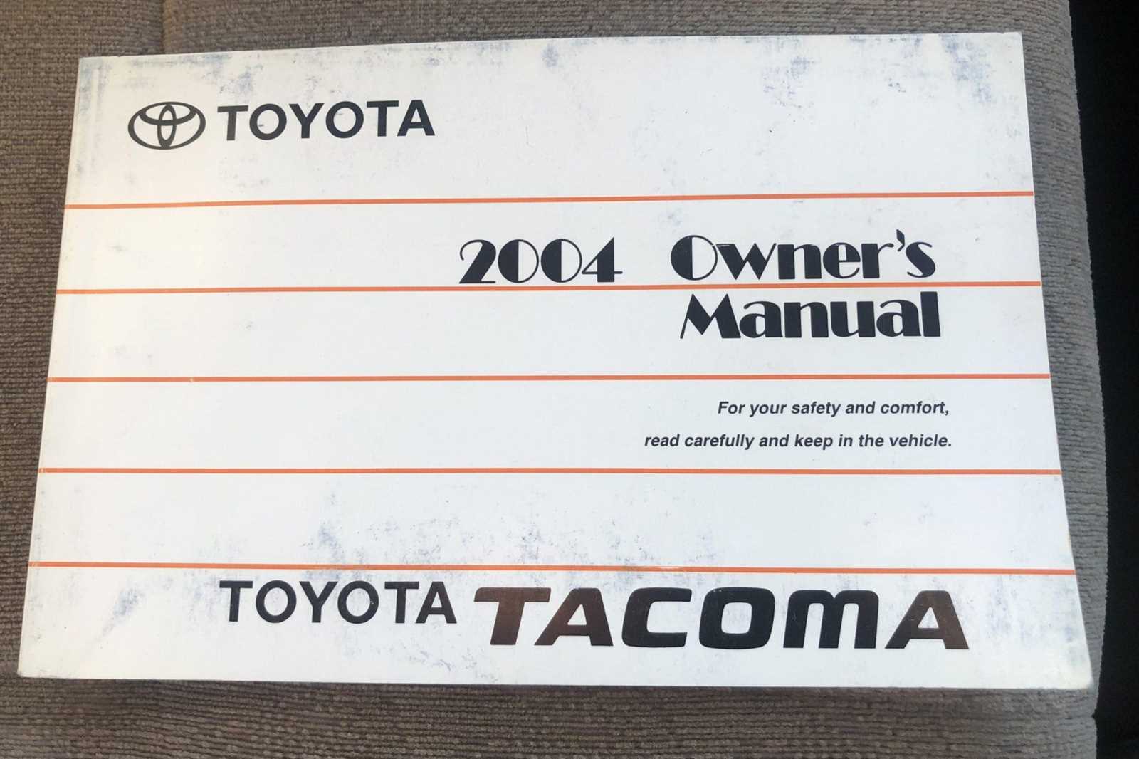 2004 tacoma owners manual