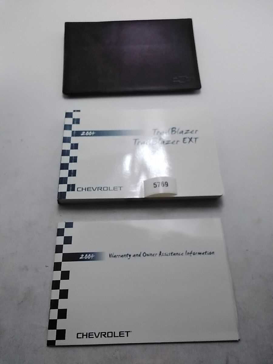 2004 trailblazer owners manual
