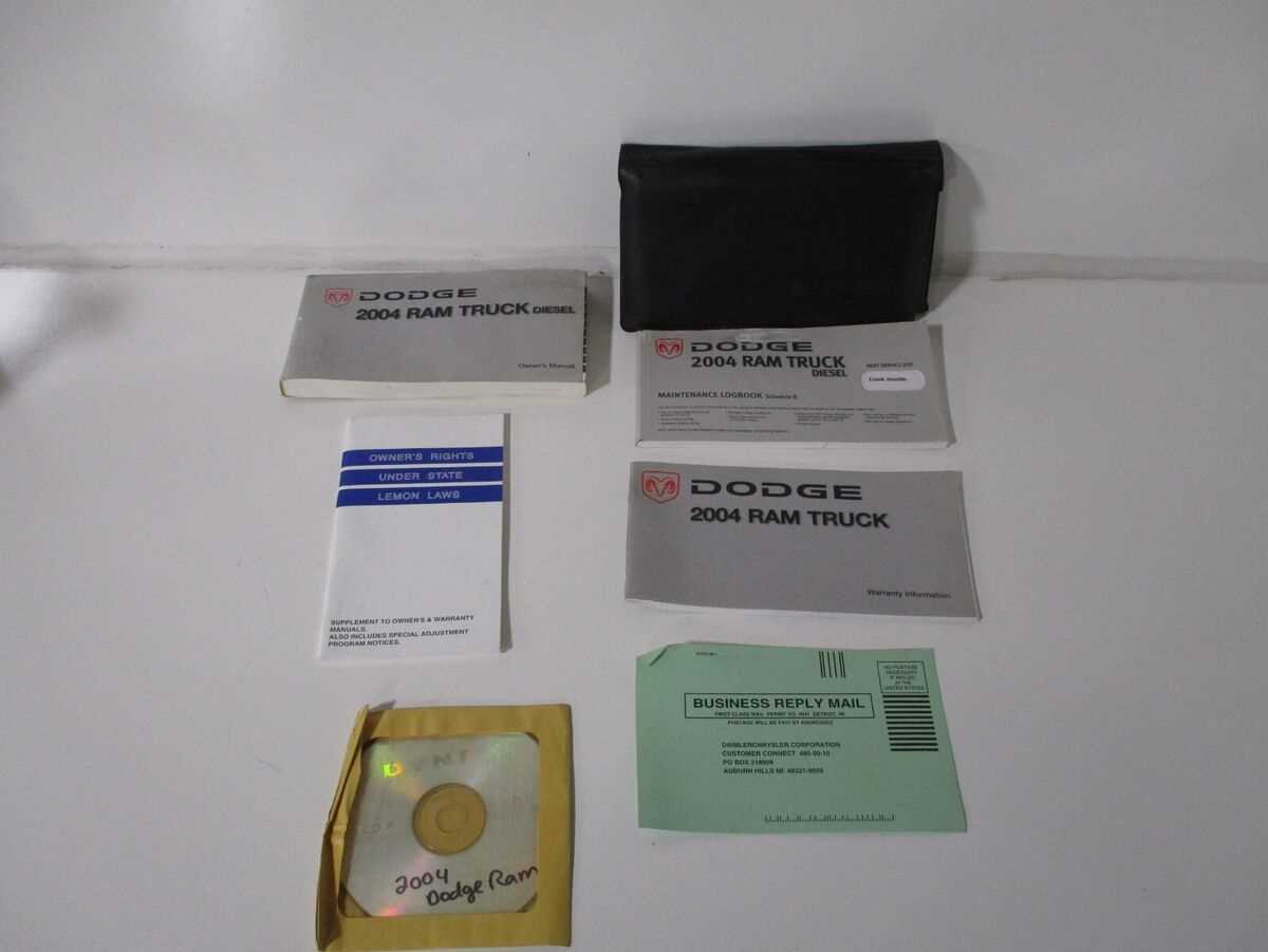 2004 dodge ram 3500 owners manual