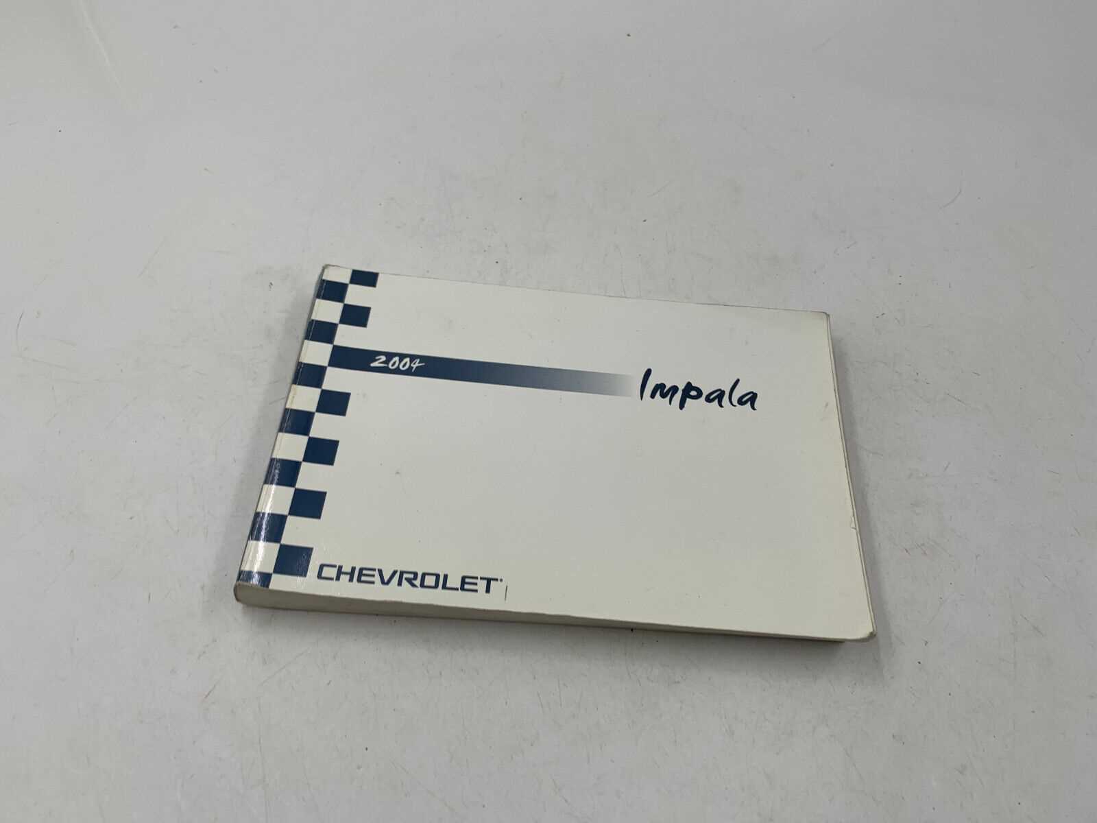 2004 impala owners manual