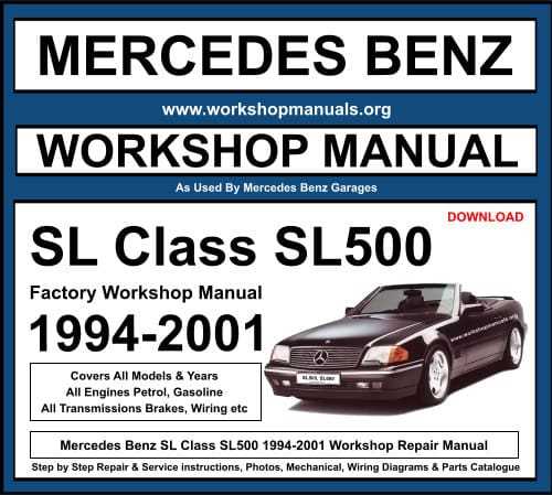 2004 mercedes sl500 owners manual