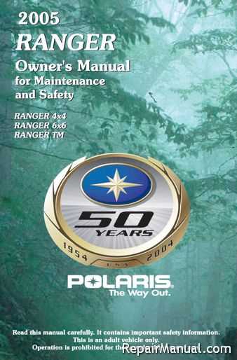 2004 polaris ranger owners manual