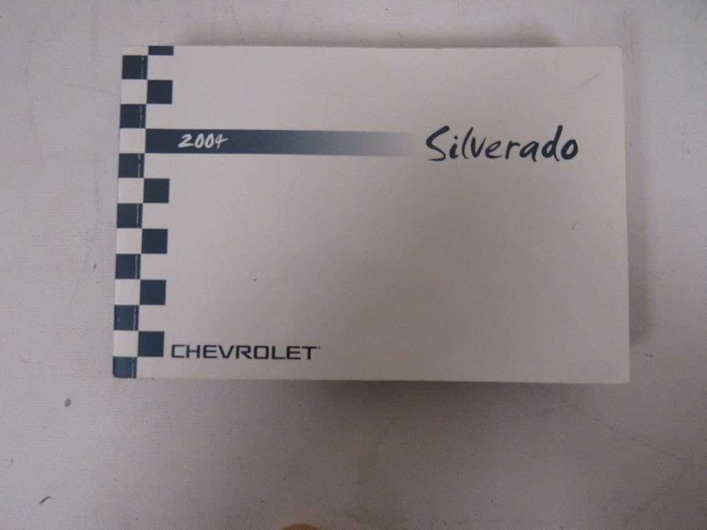 2004 silverado owners manual