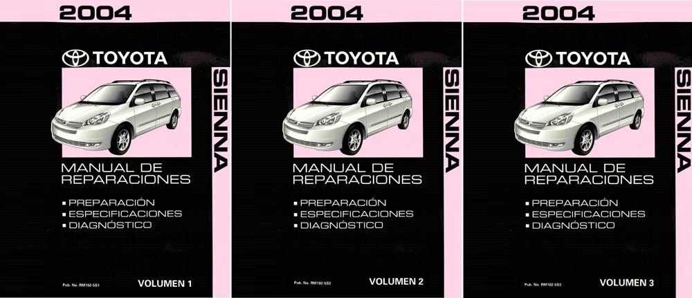 2004 toyota sienna xle owners manual