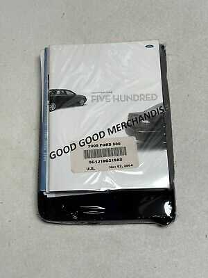 2005 ford 500 owners manual