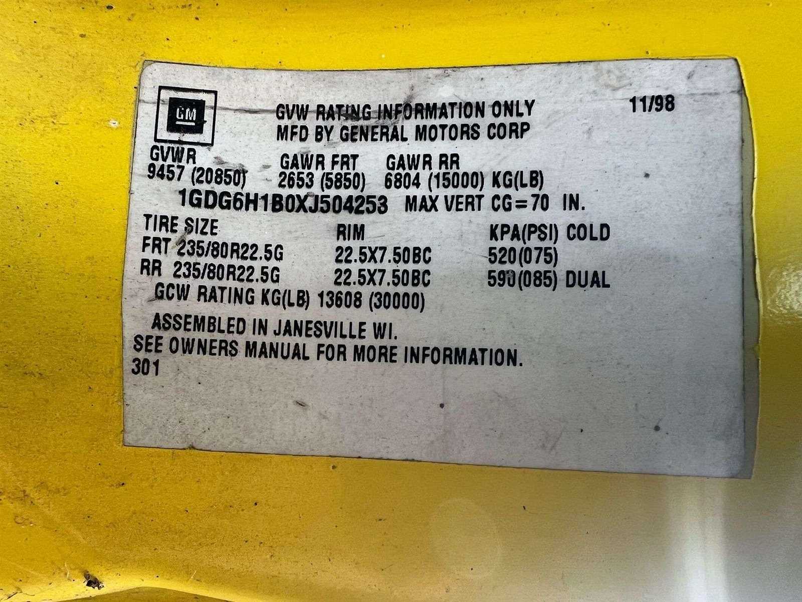 2005 gmc c5500 owners manual