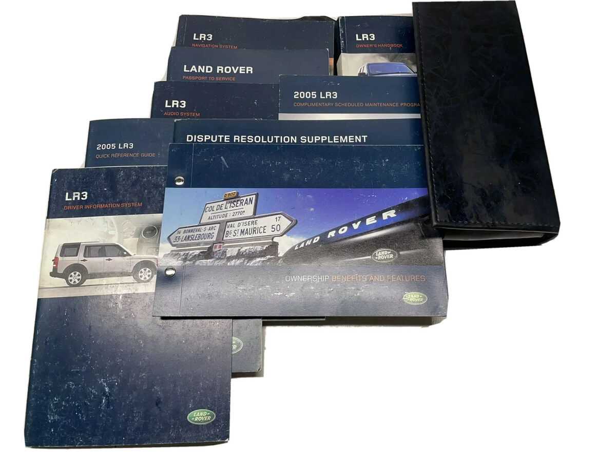 2005 land rover lr3 owners manual