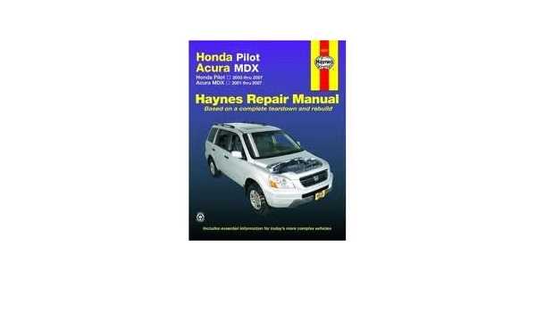 2005 mdx owners manual