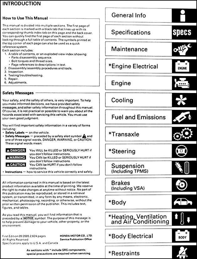 2005 acura tl owners manual