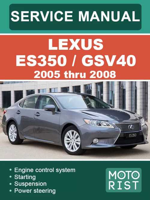 2005 lexus es 330 owners manual