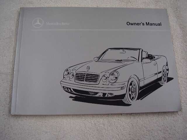 2005 mercedes benz clk 320 convertible owners manual